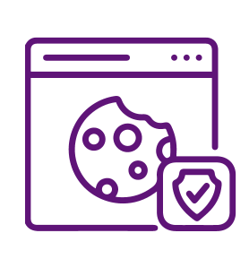 ícone cookies segurança e dados LGPD